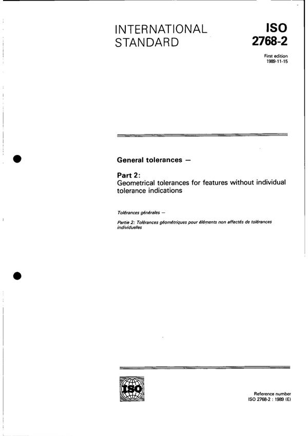 ISO 2768-2-1989(E)未注形位公差