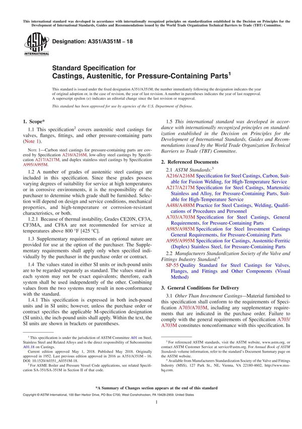 ASTM A351-2018