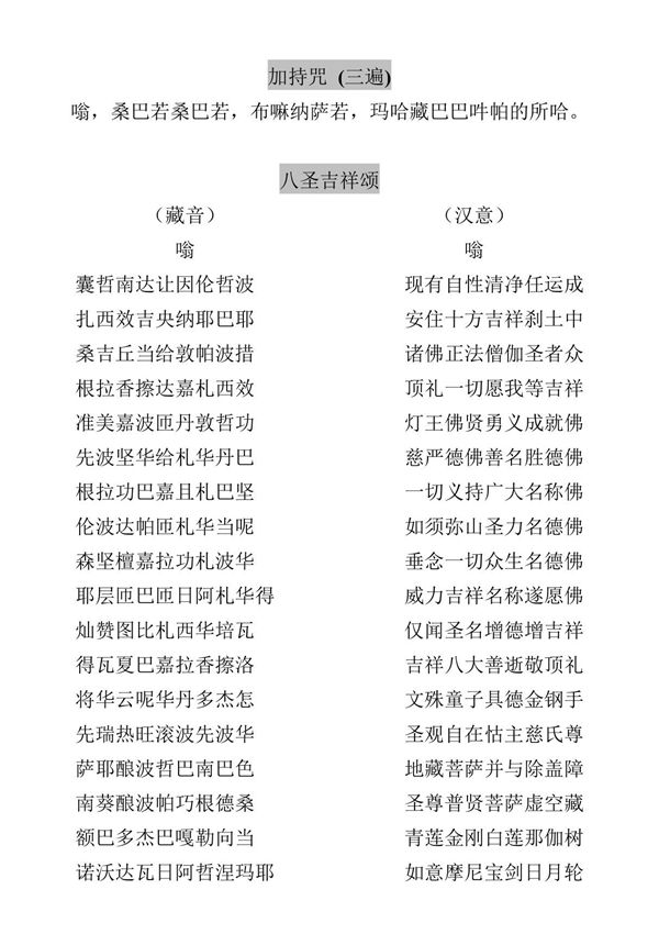 (藏文)喇荣念诵集-课前念诵