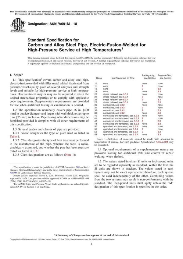 ASTM A691-A691M-18 ASTM 标准全文下载