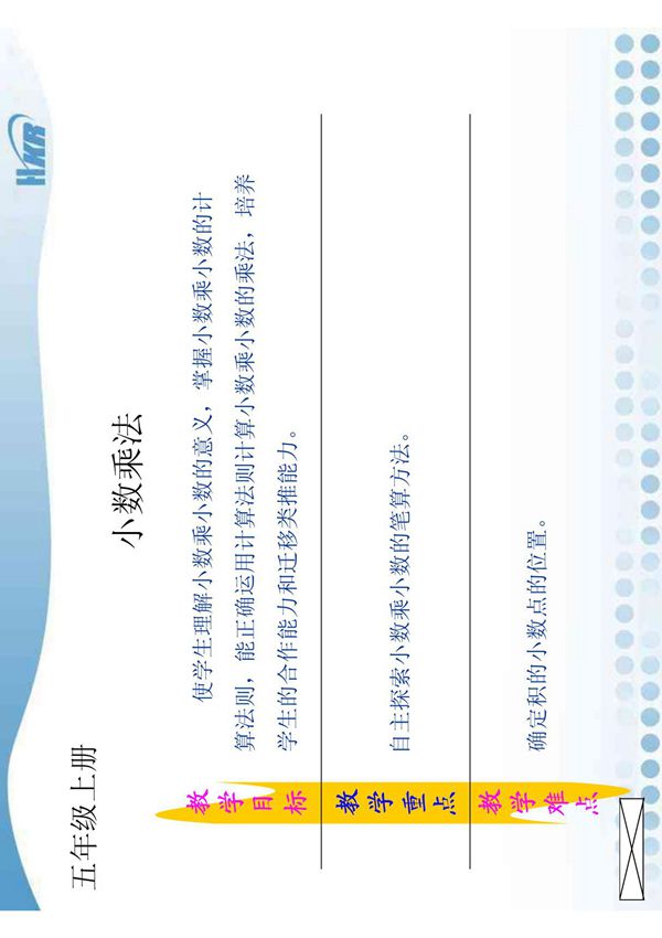 五年级数学上小数乘法课件