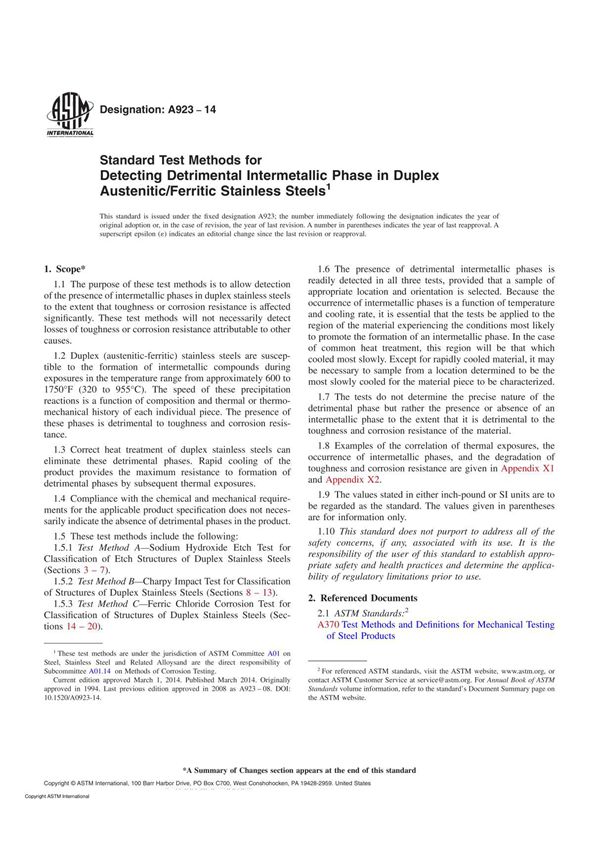 ASTM A923