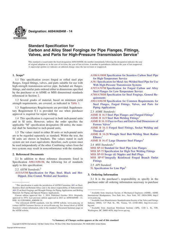 ASTM A694