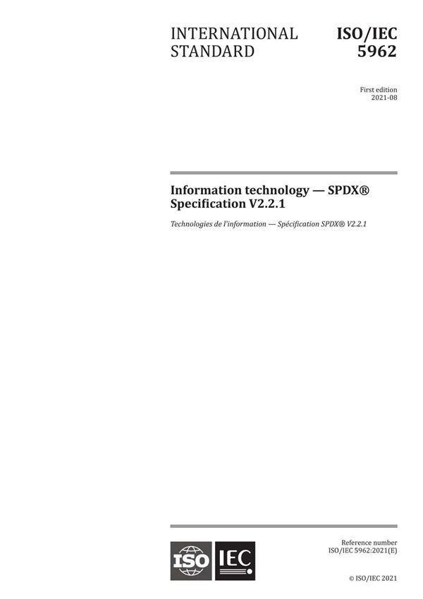 ISO／IEC 5962 2021