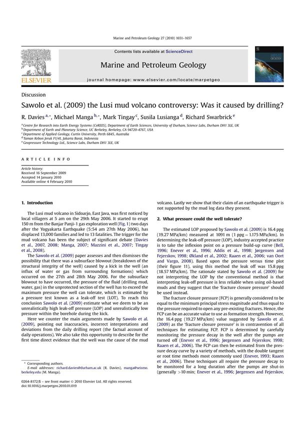 marine and petroleum geology 海洋与石油地质