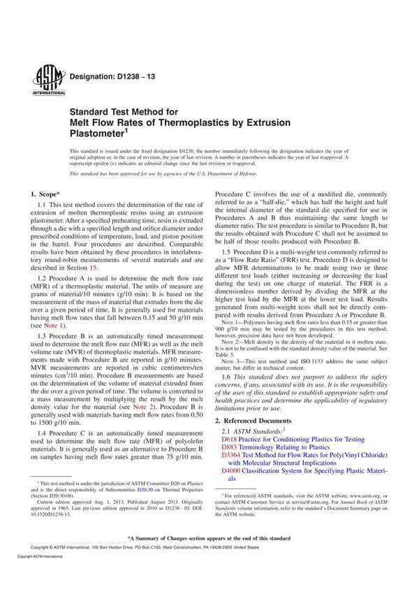 ASTM D1238