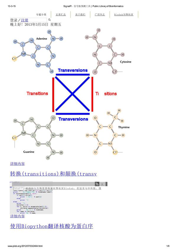 SignalP 信号肽预测工具 Public Library of Bioinformatics