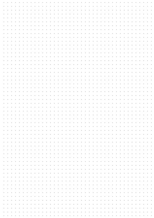 点格纸网格纸打印A4模板