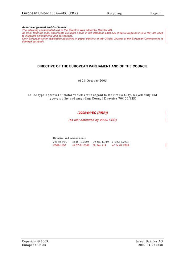 (2005-64-EC) RRR指令