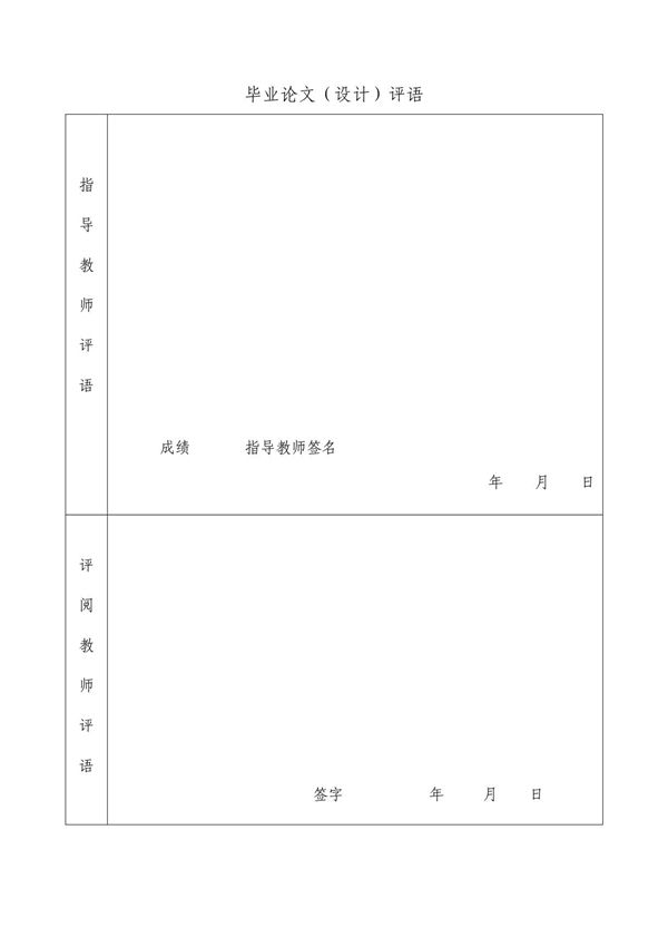 毕业论文答辩格式