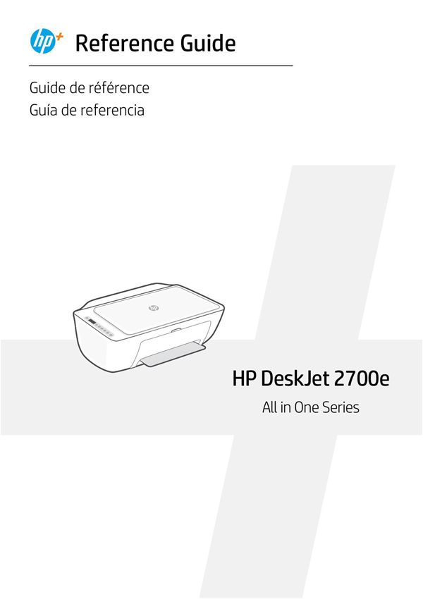 HP DeskJet 2700e All-in-One series打印机参考手册