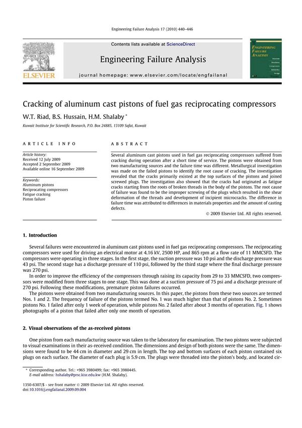 Engineering Failure Analysis