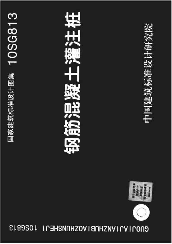 国标图集10SG813钢筋混凝土灌注桩-国家标准建筑结构设计图集电子版下载