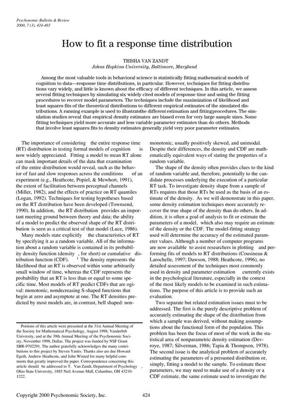 Psychonomic Bulletin & Review