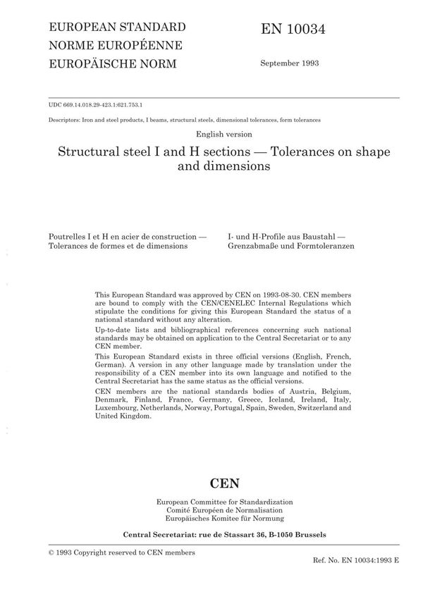 EN 10034-1993