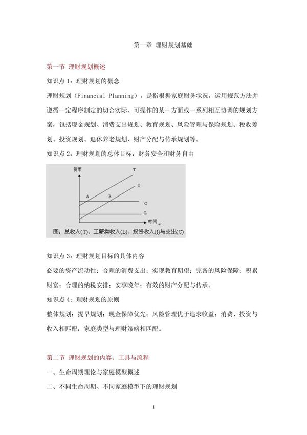 理财规划师讲义