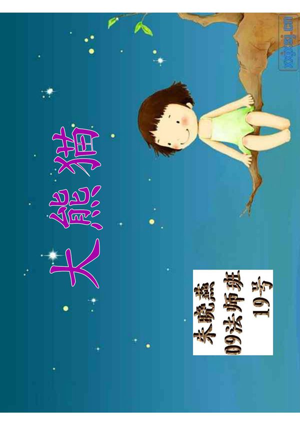 (最新)大熊猫PDF模版课件