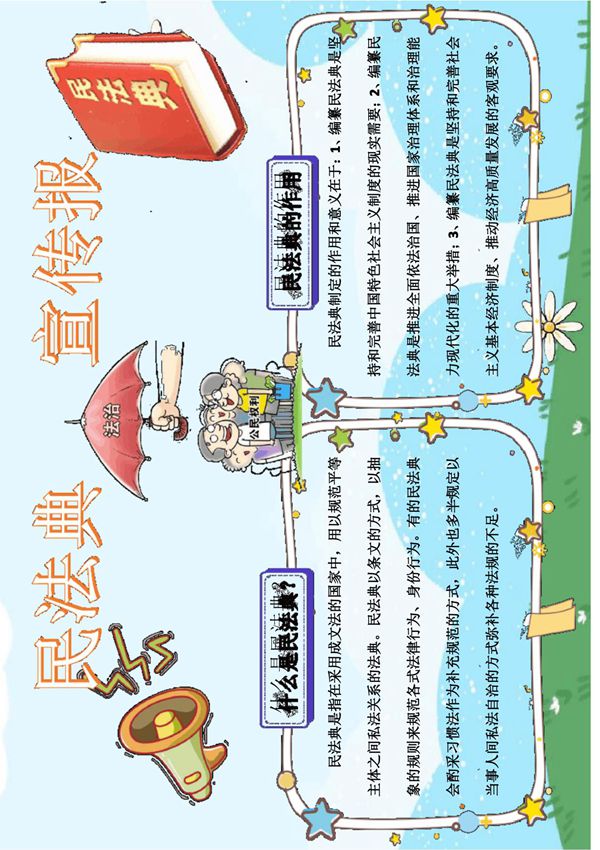 民法典手抄报内容文字清晰