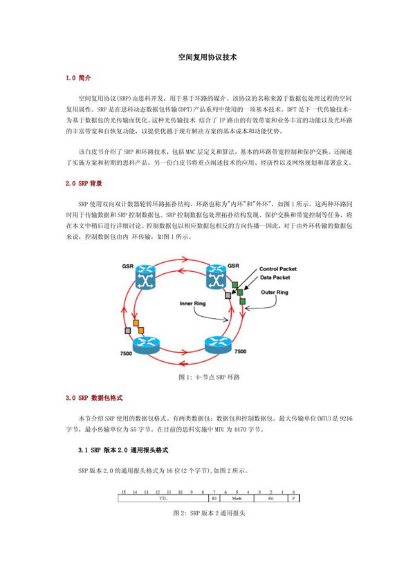空间复用协议技术