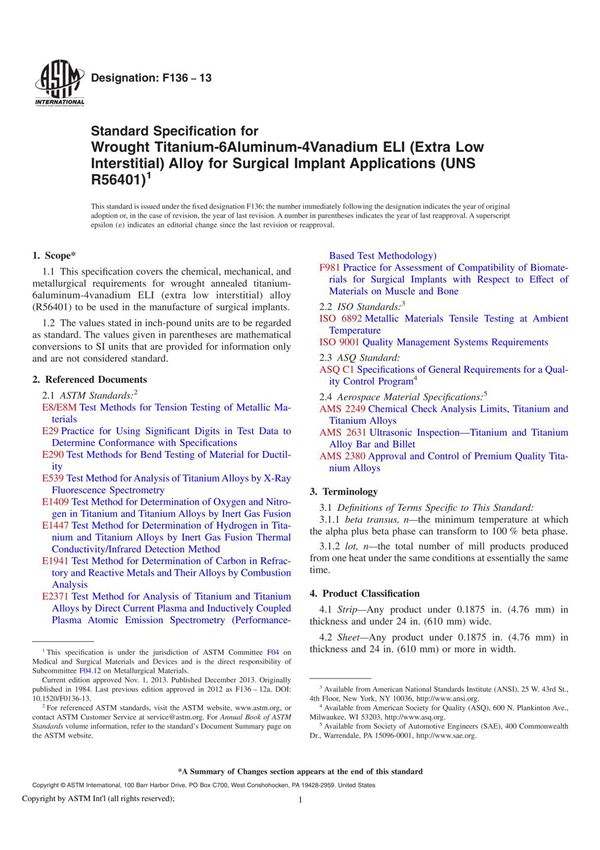 ASTM F136-13