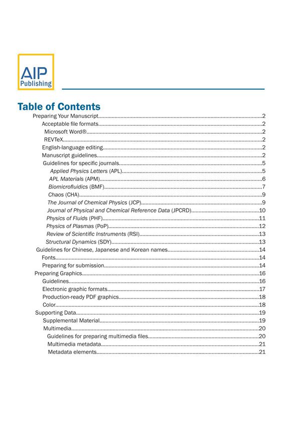 APL applied physics letter 投稿指南