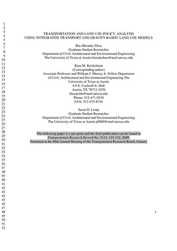 Transportation Research Record