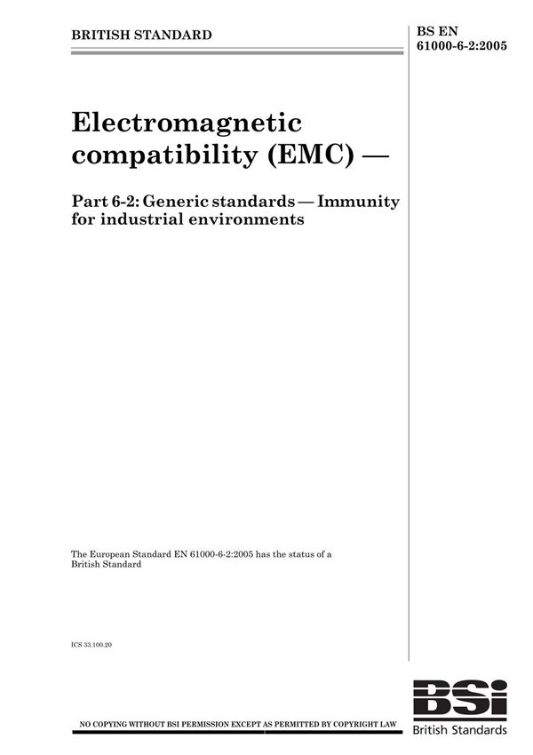 EN 61000-6-2-2005