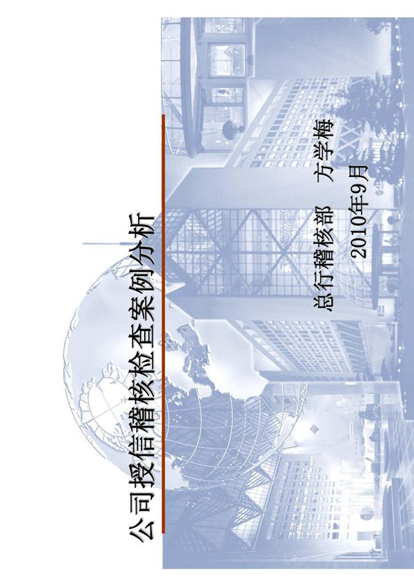 银行公司授信案例分析