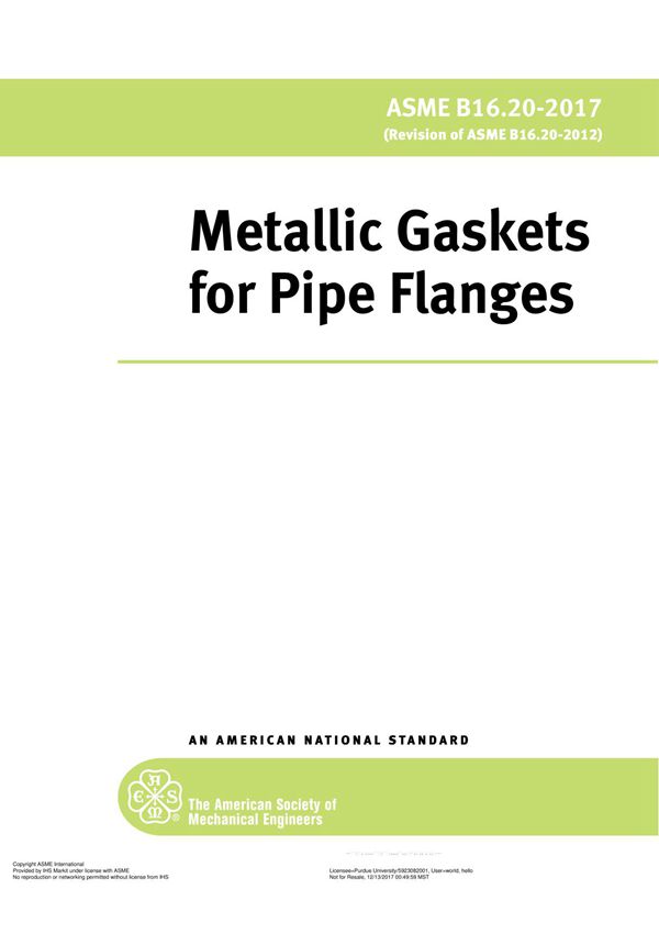ASME B16.20-2017