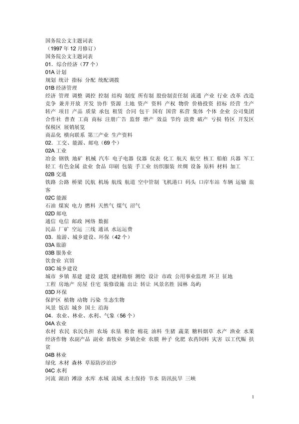 国家汉语主题词表 PDF