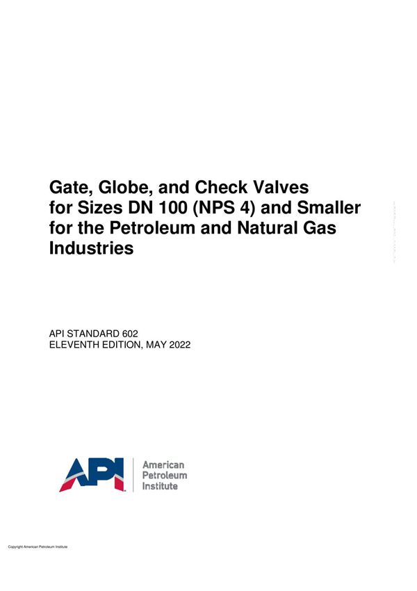 API API STD 602-2022