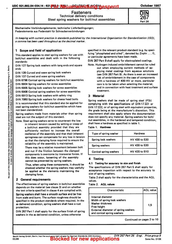 DIN267-26 1987-10