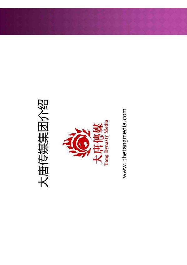 大唐传媒企宣文案(PPT)