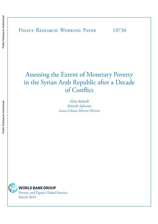 冲突十年后阿拉伯叙利亚共和国货币贫困程度评估