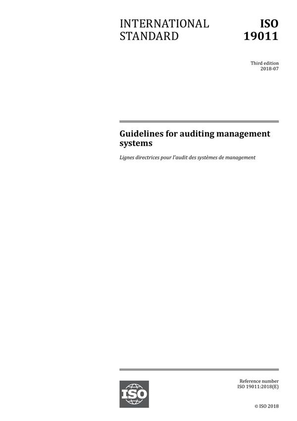 ISO 19011-2018 管理体系审核指南(中 英文版合订)