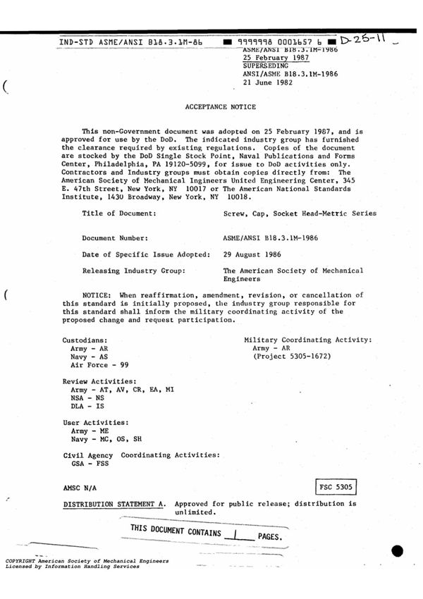 ANSI ASME B18.3.1M