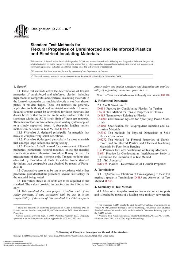 ASTM D790
