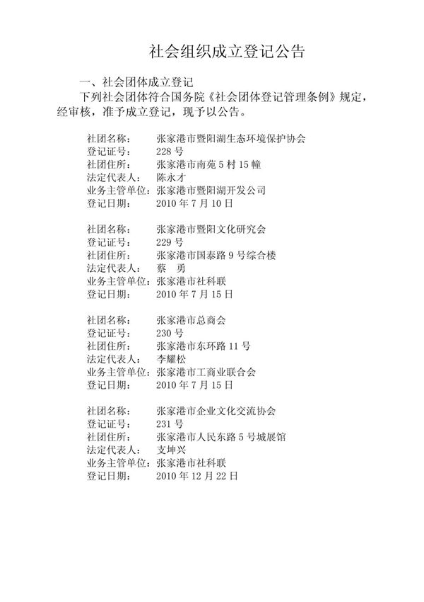 笑社会组织成立登记公