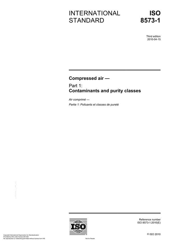 ISO 8573-1-2010
