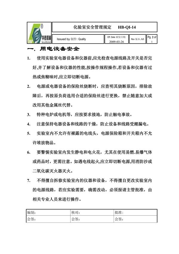 化验室药品管理规定