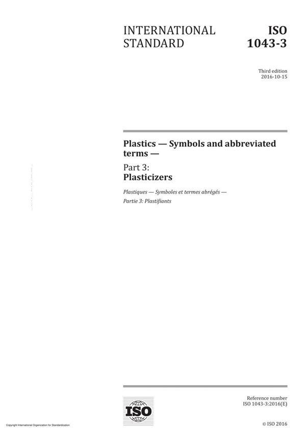 ISO 1043-3-2016(E)