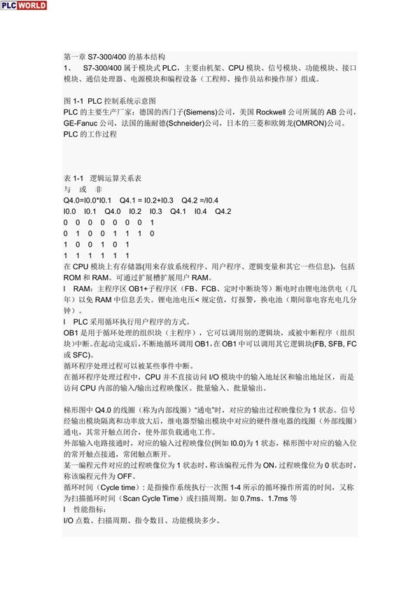PLC教程(PDF)