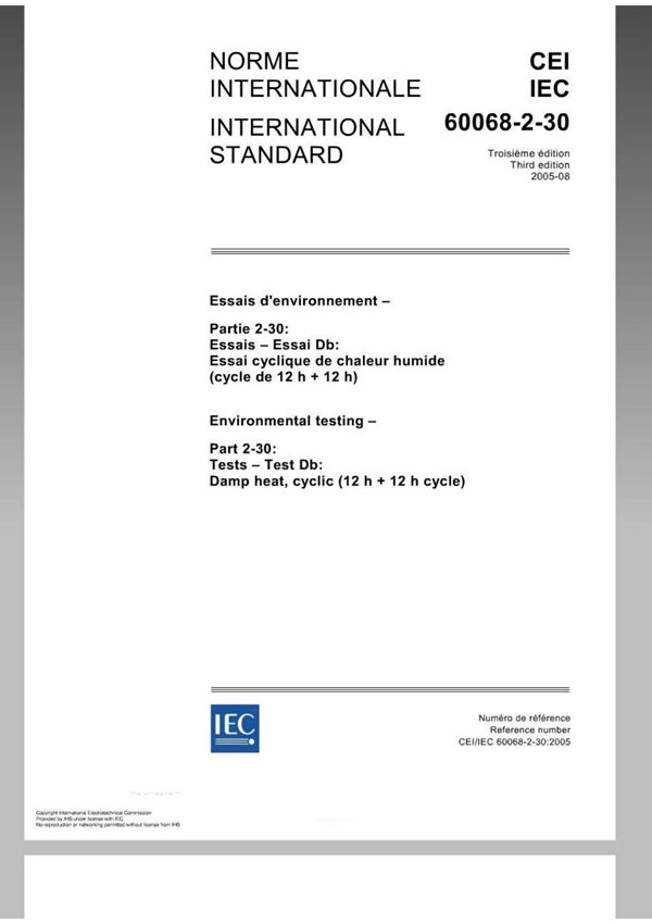 IEC 60068-2-30