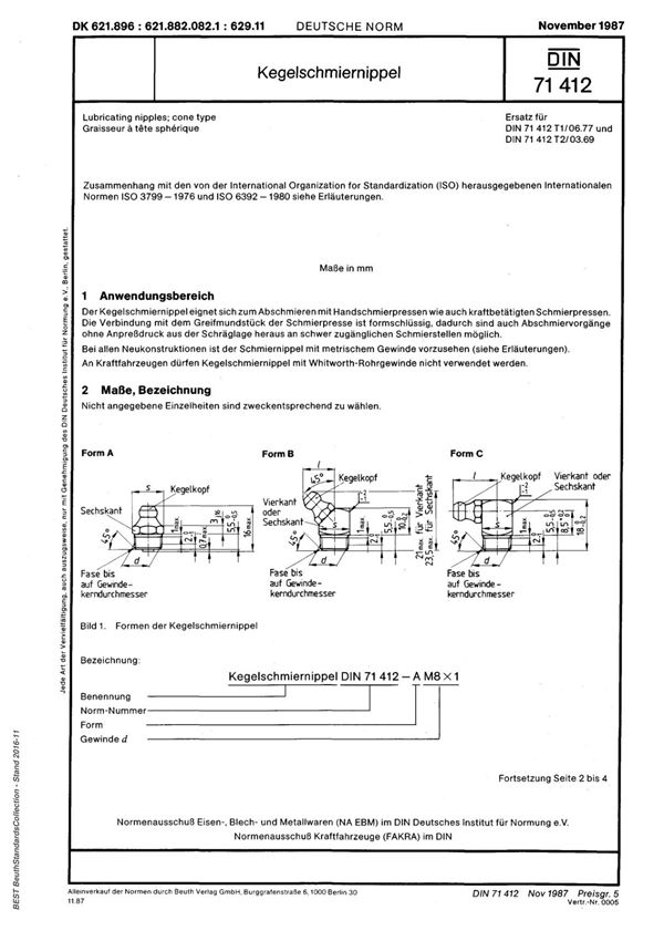 DIN 71412 (1987-11-00)