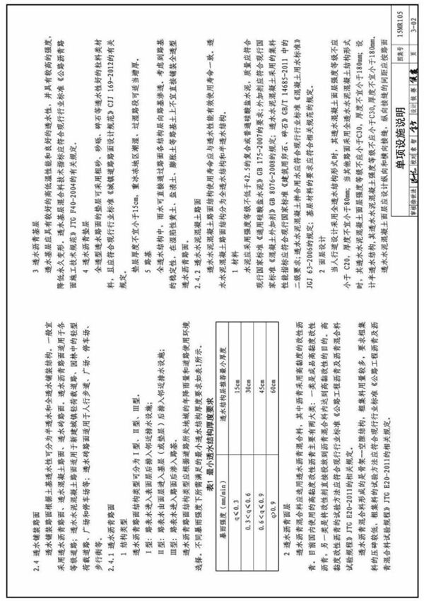 国标图集15MR105城市道路与开放空间低影响开发雨水设施-国家标准城市道路设计图集电子版 2