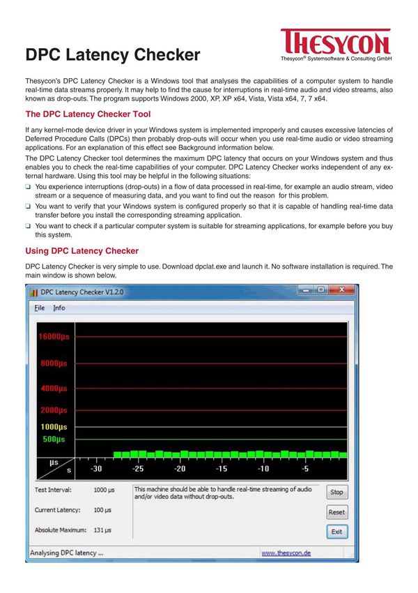 dpc latency checker