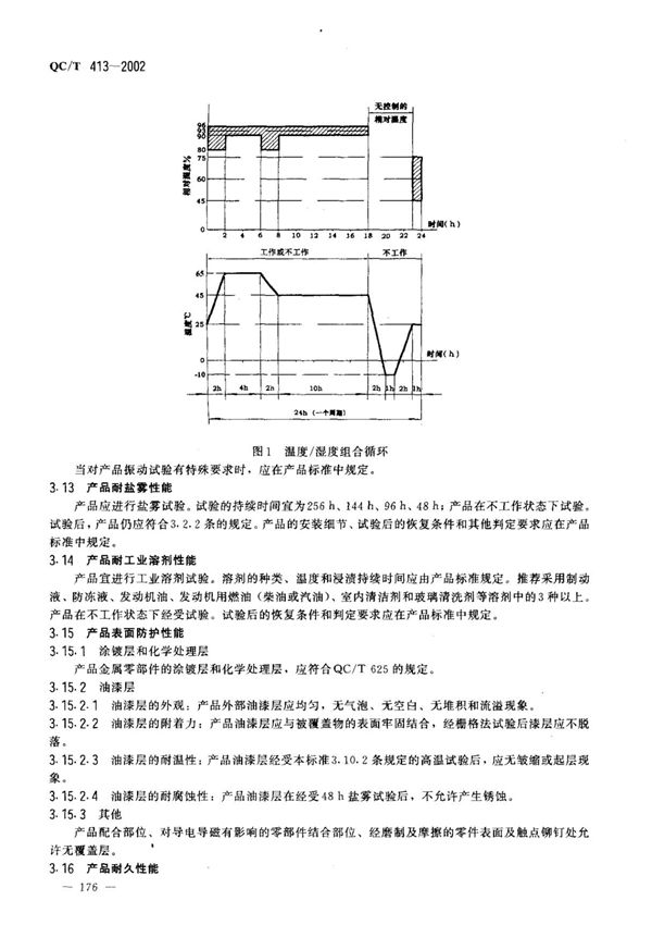 QCT 413-2002 汽车电气设备基本技术条件-国家标准规范技术性规定电子版下载 2