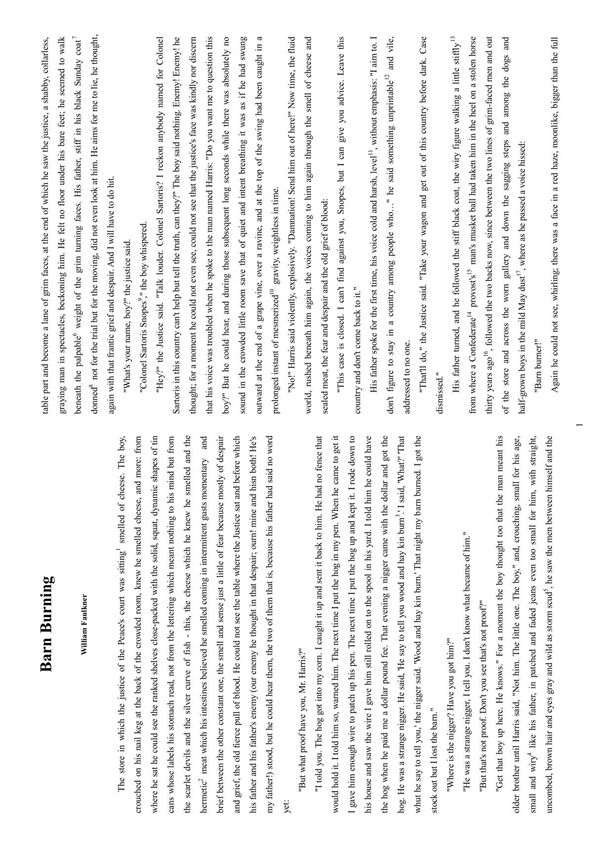 Barn Burning