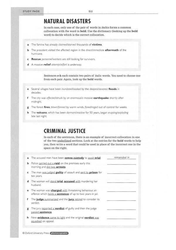 牛津英语搭配词典Oxford Collocations Dictionary英语学习教程教材电子书电子版下载29