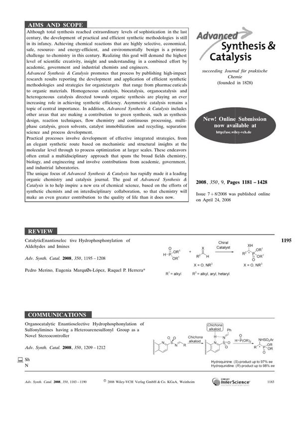 Adv. Synth. Catal. 2008,